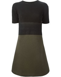 Оливковое платье-свитер от Neil Barrett