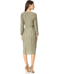 Оливковое платье от Zimmermann