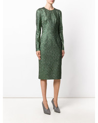 Оливковое платье от Dolce & Gabbana