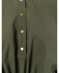 Оливковое платье от Kenzo