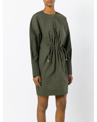 Оливковое платье от Kenzo