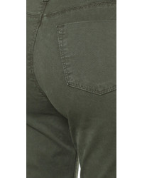 Женские оливковые брюки-галифе от J Brand