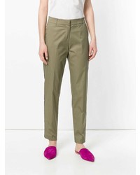 Женские оливковые брюки-галифе от Essentiel Antwerp