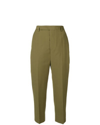 Женские оливковые брюки-галифе от Rick Owens