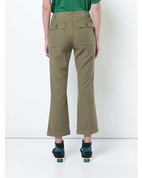 Женские оливковые брюки карго от R13