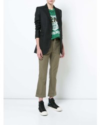 Женские оливковые брюки карго от R13