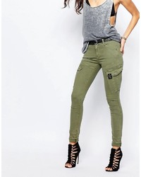 Женские оливковые брюки карго от G Star