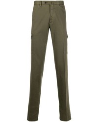 Оливковые брюки карго от Pt01