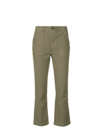Женские оливковые брюки карго от R13