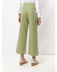 Оливковые брюки-кюлоты от Nk