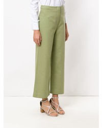 Оливковые брюки-кюлоты от Nk