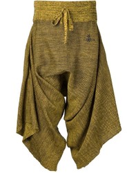Оливковые брюки-кюлоты от Vivienne Westwood