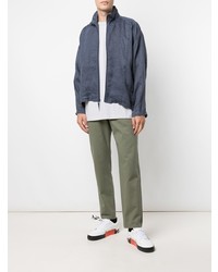 Оливковые брюки чинос от John Elliott