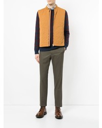 Оливковые брюки чинос от Gieves & Hawkes