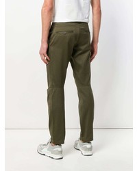 Оливковые брюки чинос от Lanvin