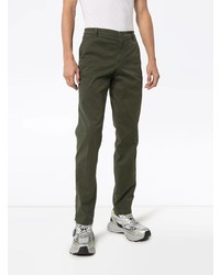 Оливковые брюки чинос от Kenzo