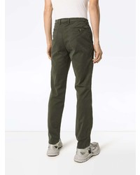 Оливковые брюки чинос от Kenzo