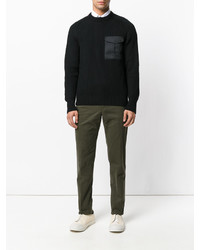 Оливковые брюки чинос от Pt01