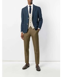 Оливковые брюки чинос от Berwich