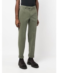 Оливковые брюки чинос от Briglia 1949