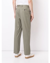 Оливковые брюки чинос от Kent & Curwen