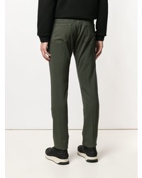 Оливковые брюки чинос от Jacob Cohen