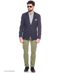 Оливковые брюки чинос от Forecast