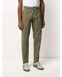 Оливковые брюки чинос от Aspesi