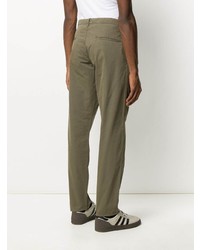 Оливковые брюки чинос от Aspesi
