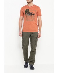 Оливковые брюки чинос от Luhta