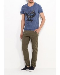 Оливковые брюки чинос от Mavi