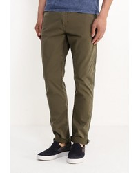 Оливковые брюки чинос от Mavi