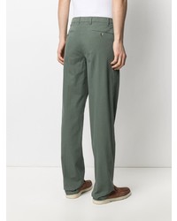 Оливковые брюки чинос от Canali