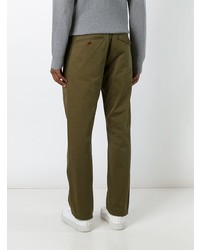 Оливковые брюки чинос от Barbour