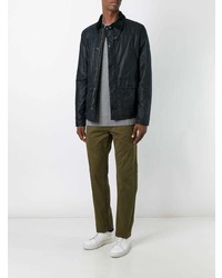 Оливковые брюки чинос от Barbour