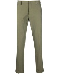 Оливковые брюки чинос от Paul Smith