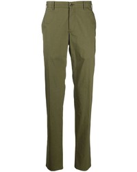 Оливковые брюки чинос от Pt01