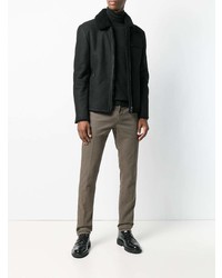 Оливковые брюки чинос от Incotex