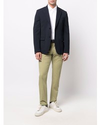 Оливковые брюки чинос от Jacob Cohen