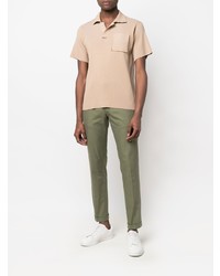 Оливковые брюки чинос от Paul Smith