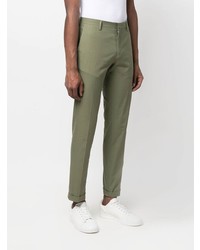 Оливковые брюки чинос от Paul Smith