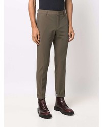 Оливковые брюки чинос от Pt01