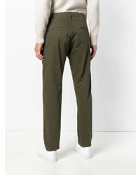 Оливковые брюки чинос от Aspesi