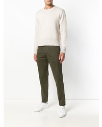 Оливковые брюки чинос от Aspesi