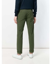Оливковые брюки чинос от Doppiaa