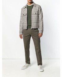 Оливковые брюки чинос от BOSS HUGO BOSS