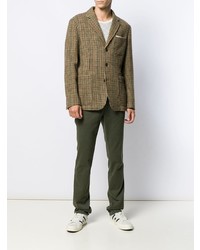 Оливковые брюки чинос от Aspesi