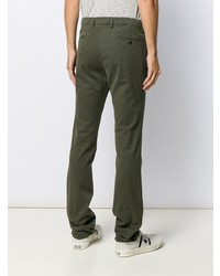 Оливковые брюки чинос от Aspesi