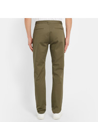 Оливковые брюки чинос от A.P.C.