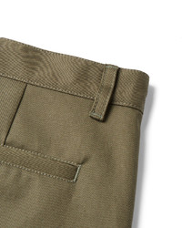 Оливковые брюки чинос от A.P.C.